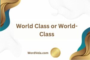 World Class or World-Class